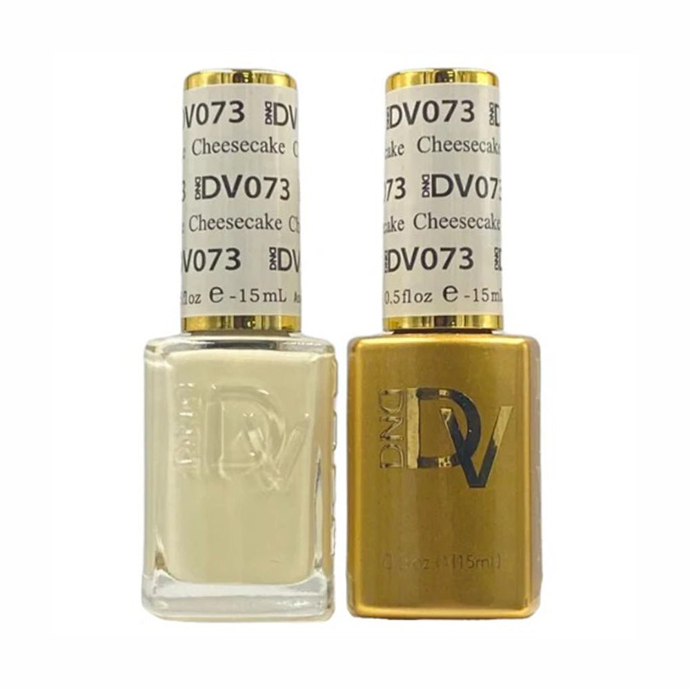 DND Diva Gel Nail Polish Duo - DND DV 073 Cheesecake - DTK Nail Supply