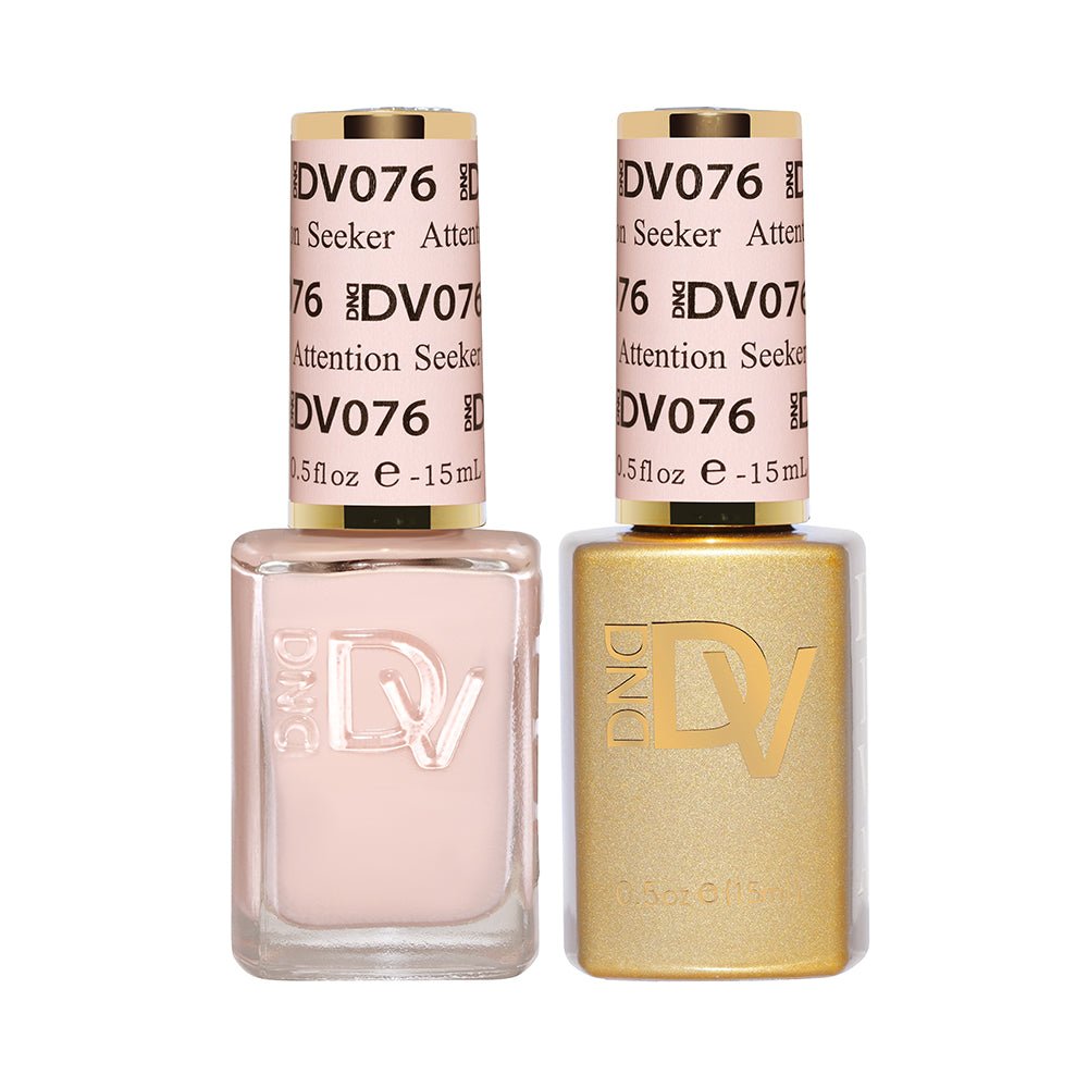 DND Diva Gel Nail Polish Duo - DND DV 076 Attention Seeker - DTK Nail Supply