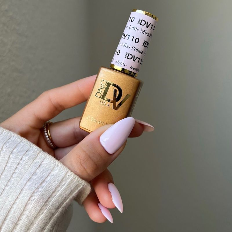DND Diva Gel Nail Polish Duo - DND DV 110 Little Miss Pointe - DTK Nail Supply