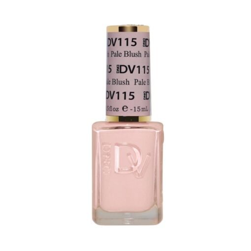 DND Diva Gel Nail Polish Duo - DND DV 115 Pale Blush - DTK Nail Supply