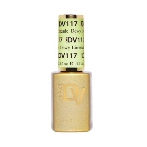 DND Diva Gel Nail Polish Duo - DND DV 117 Dewy Limeade - DTK Nail Supply