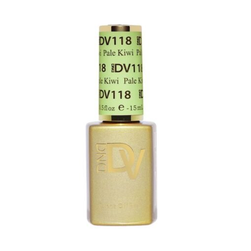 DND Diva Gel Nail Polish Duo - DND DV 118 Pale Kiwi - DTK Nail Supply