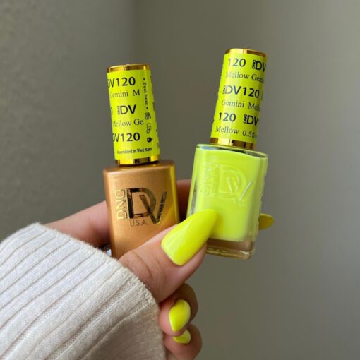 DND Diva Gel Nail Polish Duo - DND DV 120 Mellow Gemini - DTK Nail Supply