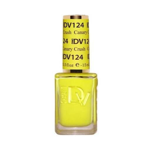 DND Diva Gel Nail Polish Duo - DND DV 124 Canary Crush - DTK Nail Supply