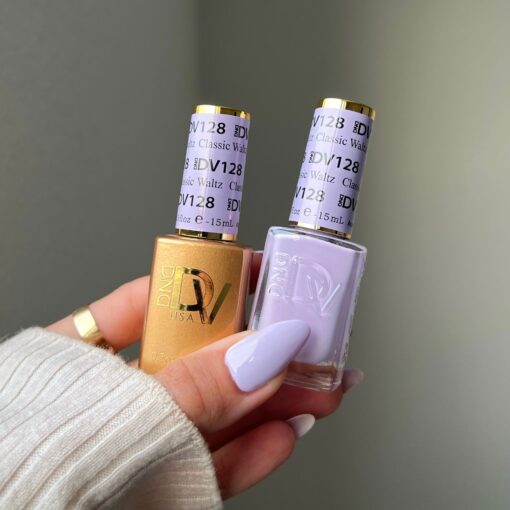 DND Diva Gel Nail Polish Duo - DND DV 128 Classic Waltz - DTK Nail Supply