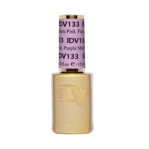 DND Diva Gel Nail Polish Duo - DND DV 133 Purple Meets Pink - DTK Nail Supply