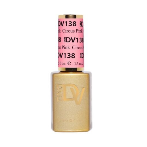 DND Diva Gel Nail Polish Duo - DND DV 138 Circus Pink - DTK Nail Supply