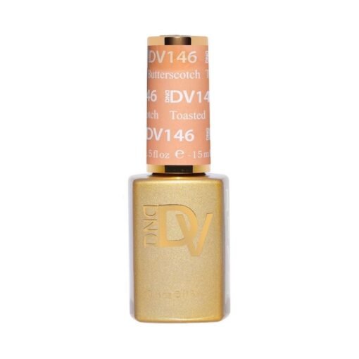 DND Diva Gel Nail Polish Duo - DND DV 146 Toasted Butterscotch - DTK Nail Supply