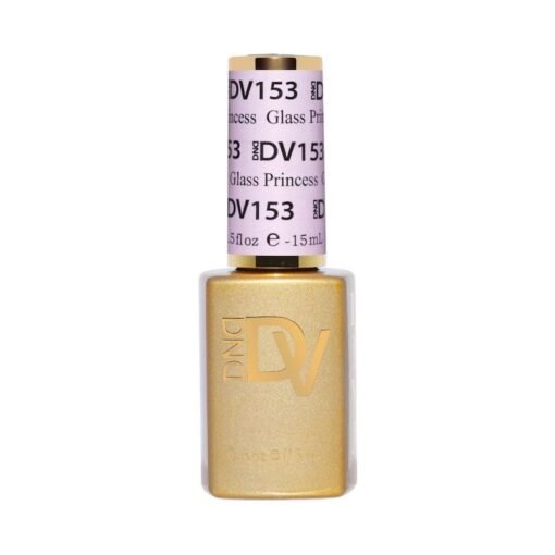 DND Diva Gel Nail Polish Duo - DND DV 153 Glass Princess - DTK Nail Supply