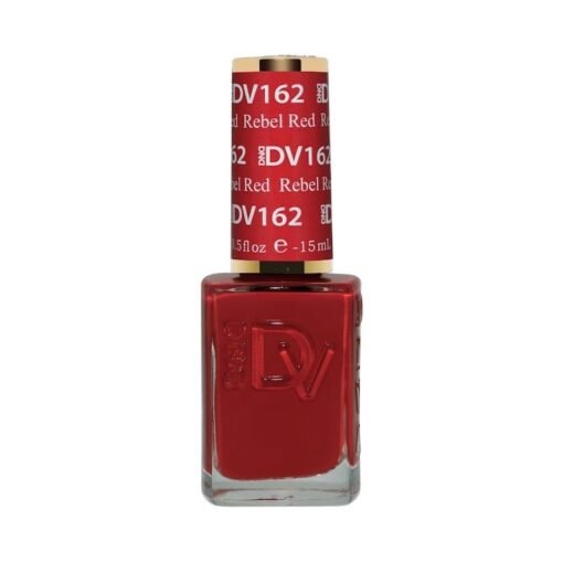 DND Diva Gel Nail Polish Duo - DND DV 162 Rebel Red - DTK Nail Supply