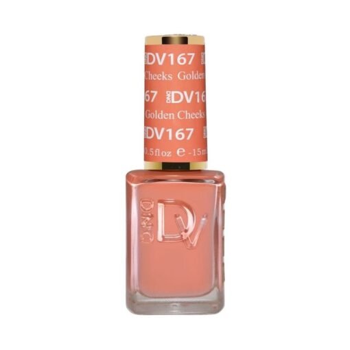 DND Diva Gel Nail Polish Duo - DND DV 167 Golden Cheeks - DTK Nail Supply
