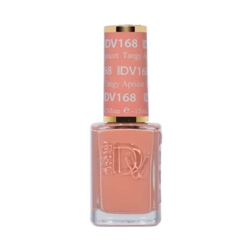 DND Diva Gel Nail Polish Duo - DND DV 168 Tangy Apricot - DTK Nail Supply