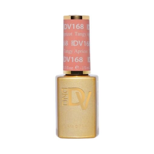 DND Diva Gel Nail Polish Duo - DND DV 168 Tangy Apricot - DTK Nail Supply