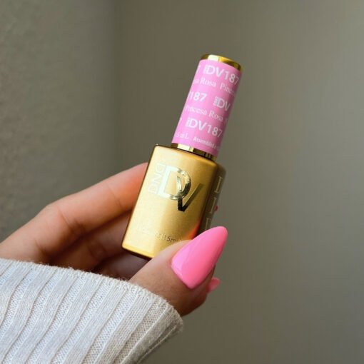 DND Diva Gel Nail Polish Duo - DND DV 187 Princesa Rosa - DTK Nail Supply