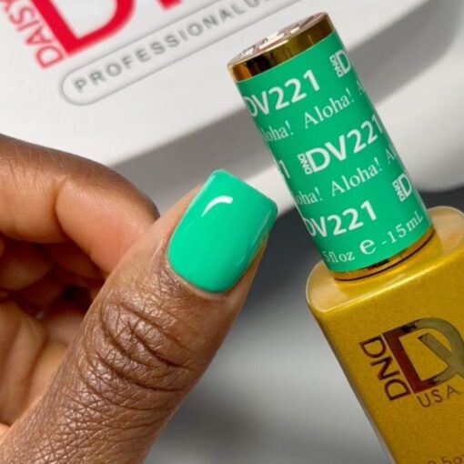 DND Diva Gel Nail Polish Duo - DND DV 221 Aloha! - DTK Nail Supply
