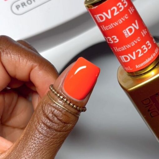 DND Diva Gel Nail Polish Duo - DND DV 233 Heatwave - DTK Nail Supply