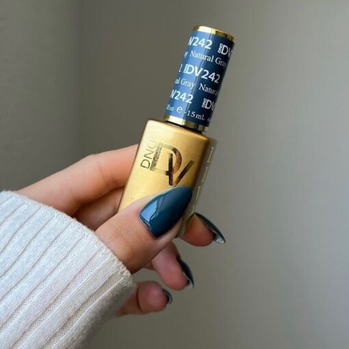 DND Diva Gel Nail Polish Duo - DND DV 242 Nautical Gray - DTK Nail Supply