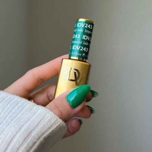 DND Diva Gel Nail Polish Duo - DND DV 243 Imperial Jade - DTK Nail Supply