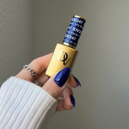 DND Diva Gel Nail Polish Duo - DND DV 247 Jelly Marine - DTK Nail Supply