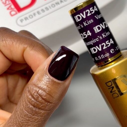 DND Diva Gel Nail Polish Duo - DND DV 254 Vampire’s Kiss - DTK Nail Supply