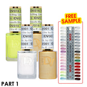 DND Diva Gel Nail Polish Duo - DND DV Part 1 - Set 35 Colors - DTK Nail Supply