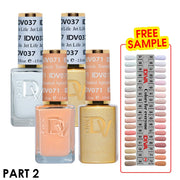 DND Diva Gel Nail Polish Duo - DND DV Part 2 - Set 36 Colors - DTK Nail Supply