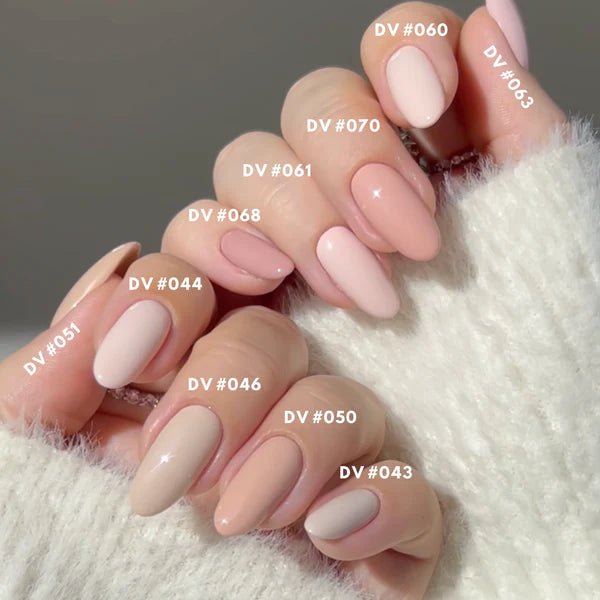 DND Diva Gel Nail Polish Duo - DND DV Part 2 - Set 36 Colors Frosted Chai Collection - DTK Nail Supply