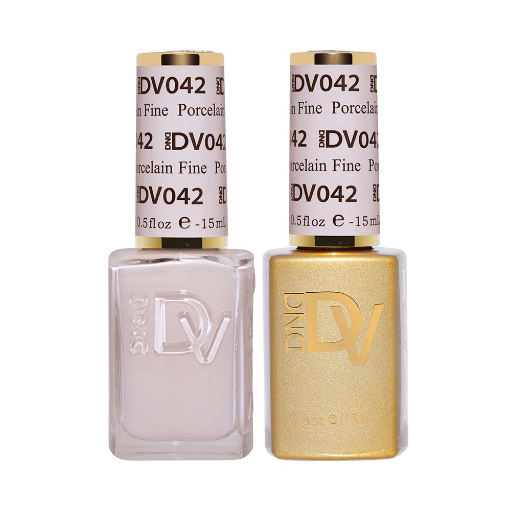 DND Diva Gel Nail Polish Duo - DND DV Part 2 - Set 36 Colors Frosted Chai Collection - DTK Nail Supply