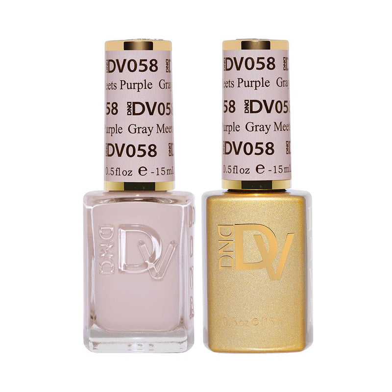 DND Diva Gel Nail Polish Duo - DND DV Part 2 - Set 36 Colors Frosted Chai Collection - DTK Nail Supply