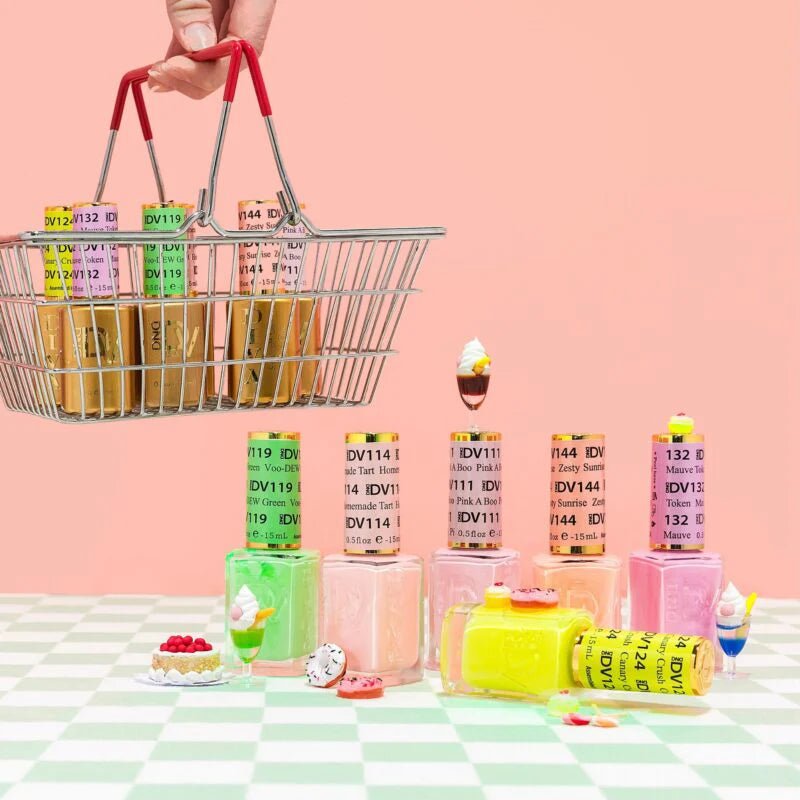 DND Diva Gel Nail Polish Duo - DND DV Part 4 - Set 35 Colors Soda Poppin' Collection - DTK Nail Supply