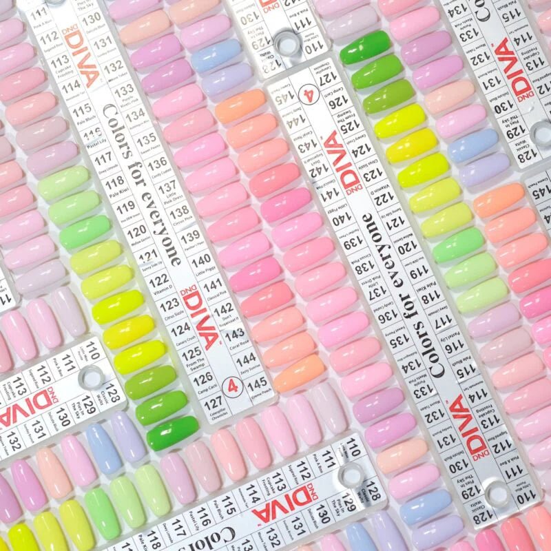 DND Diva Gel Nail Polish Duo - DND DV Part 4 - Set 35 Colors Soda Poppin' Collection - DTK Nail Supply