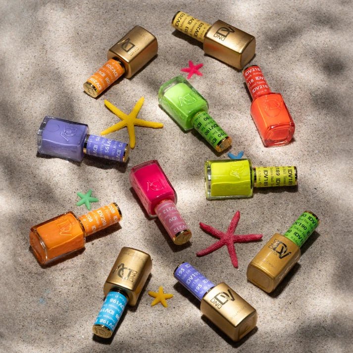 DND Diva Gel Nail Polish Duo - DND DV Part 6 - Set 35 Colors First Class Collection - DTK Nail Supply