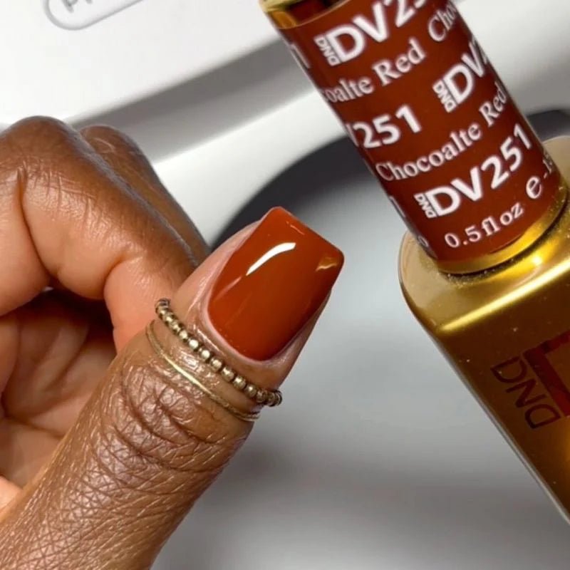 DND Diva Gel Nail Polish Duo - DND DV Part 7 - Set 6 Colors - Open Secret Set - DTK Nail Supply