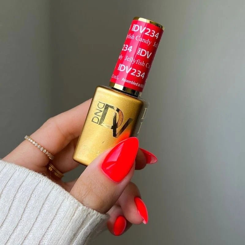DND Diva Gel Nail Polish Duo - DND DV Part 7 - Set 6 Colors - Somewhere Over The Rainbow Set - DTK Nail Supply