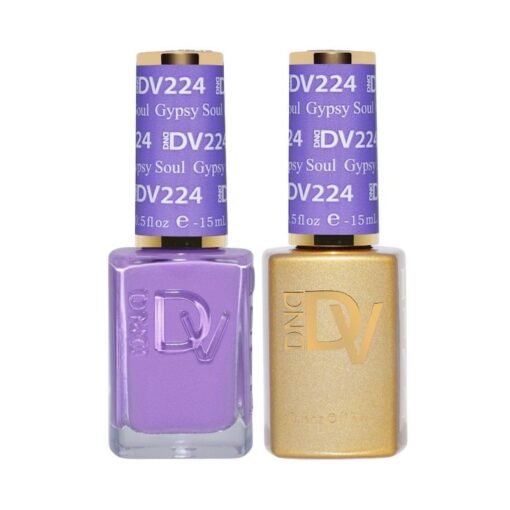 DND Diva Gel Nail Polish Duo - DND DV Part 7 - Set 6 Colors - Somewhere Over The Rainbow Set - DTK Nail Supply
