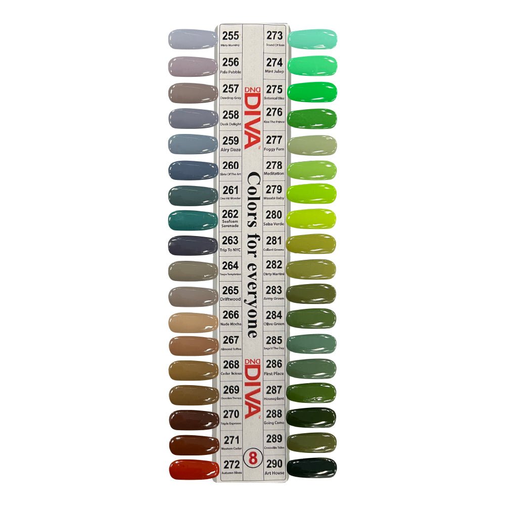 DND Diva Gel Nail Polish Duo - DND DV Part 8 - Set 35 Colors - DTK Nail Supply