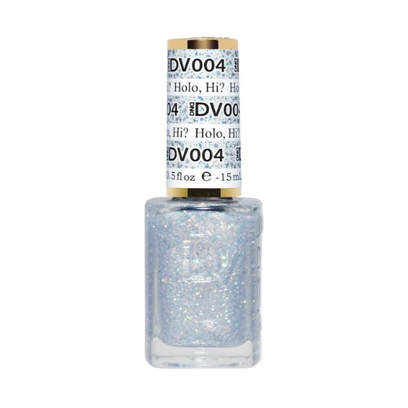 DND DIVA Gel Polish - 004 Holo, Hi - DTK Nail Supply