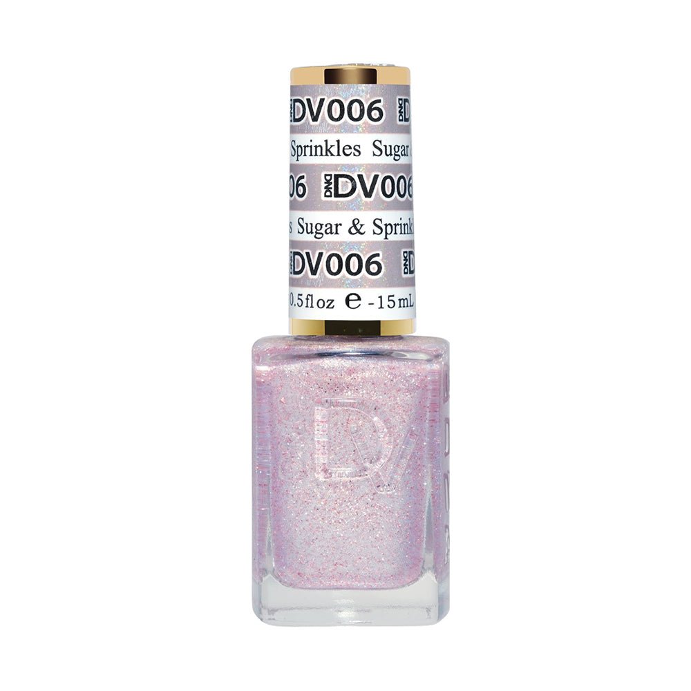 DND DIVA Gel Polish - 006 Sugar & Sprinkles - DTK Nail Supply