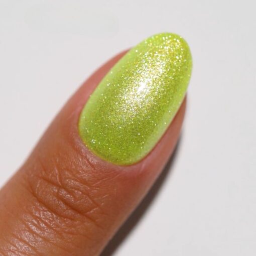 DND DIVA Gel Polish - 016 Limoncello Bling - DTK Nail Supply