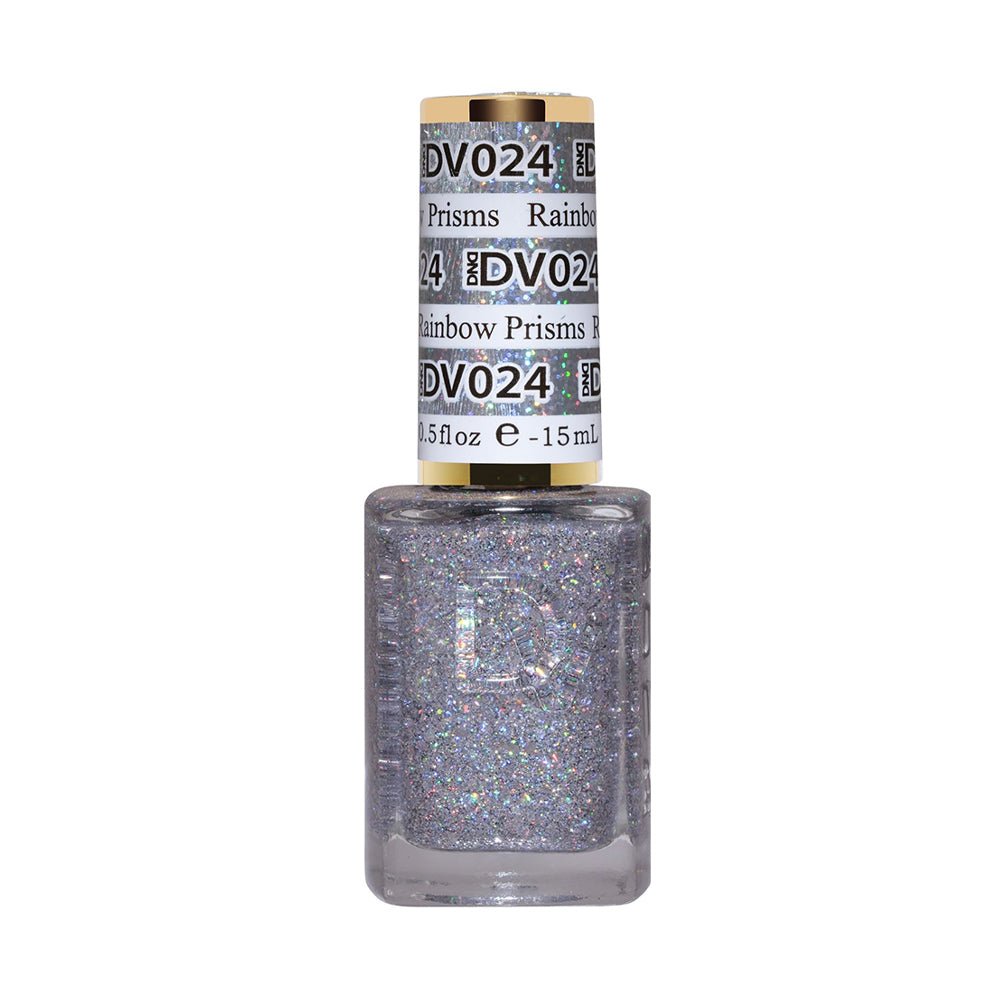 DND DIVA Gel Polish - 024 Rainbow Prisms - DTK Nail Supply