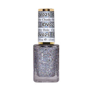 DND DIVA Gel Polish - 025 Chunky Holo - DTK Nail Supply
