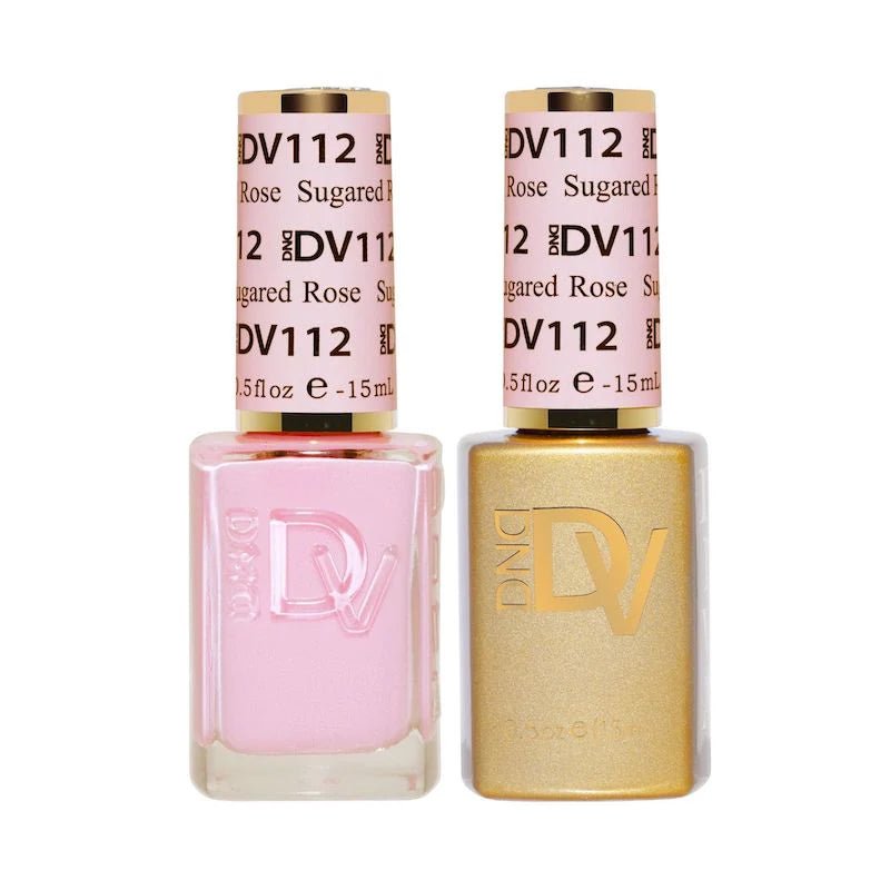 DND DIVA Gel Polish - 112 Sugared Rose - DTK Nail Supply