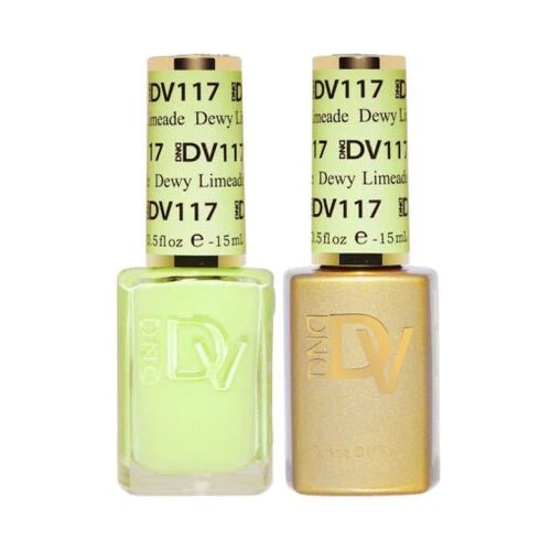 DND DIVA Gel Polish - 117 Dewy Limeade - DTK Nail Supply