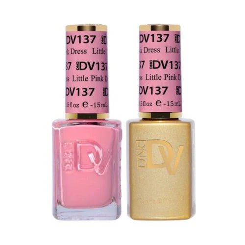 DND DIVA Gel Polish - 137 Little Pink Dress - DTK Nail Supply
