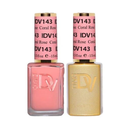 DND DIVA Gel Polish - 143 Coral Rose - DTK Nail Supply