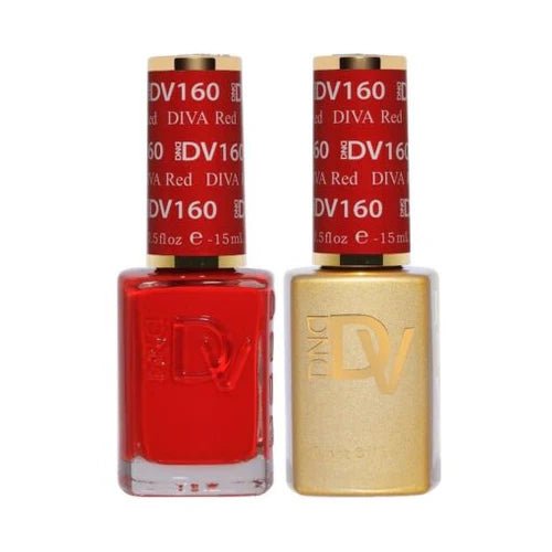 DND DIVA Gel Polish - 160 Red - DTK Nail Supply