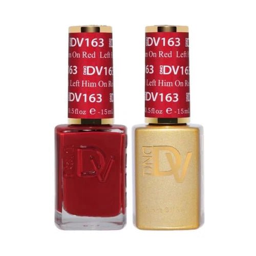 DND DIVA Gel Polish - 163 Left Him On Red - DTK Nail Supply