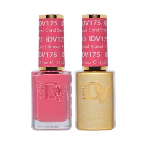DND DIVA Gel Polish - 175 Coral Sunset - DTK Nail Supply