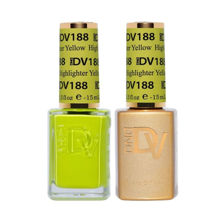 DND DIVA Gel Polish - 188 Highlighter Yellow - DTK Nail Supply