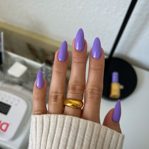 DND DIVA Gel Polish - 195 Side Of Ube - DTK Nail Supply